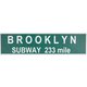 デコサインステッカー ワイド BROOKLYN DE051277