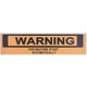 デコサインステッカー ワイド WARNING ORANGE DE051352