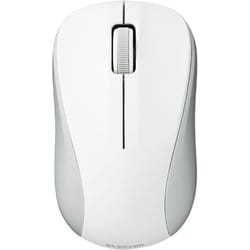 ワイヤレスマウス 抗菌 Bluetooth5.0 静音IRマウス 3ボタン 軽量 ホワイト Sサイズ M-BY10BRSKWH
