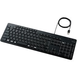 フルキーボード 有線 静音 TK-FCM114SKBK