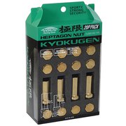 極限(KYOKUGEN) ホイールナット L50 M12X1.5 GLD 20pcs HPF1A5