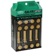 極限(KYOKUGEN) ホイールナット L42 M12X1.25 GLD 20pcs HPF3A4