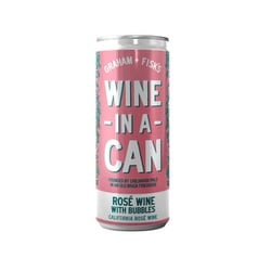 グラハム・フィクス ワイン・イン・ア・カン スパークリング・ロゼ 12.5度 250ml [スパークリングワイン]