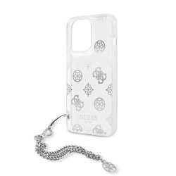 GUHCP13LKSPESI [GUESS公式ライセンス ストラップ付モノグラム背面ケース iPhone 13 Pro 用]