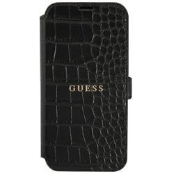 GUBKP13MPCRBBK [GUESS公式ライセンス 手帳型ケース iPhone 13 用]