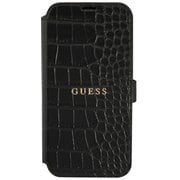 GUBKP13MPCRBBK [GUESS公式ライセンス 手帳型ケース iPhone 13 用]
