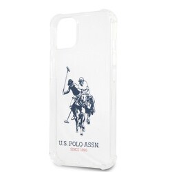 USHCP13MKHRTR [U.S. POLO ASSN.公式ライセンス 背面クリアケース iPhone 13 用]