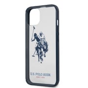 USHCP13MHHRSB [U.S. POLO ASSN.公式ライセンス 背面ケース iPhone 13 用]