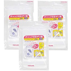 ポリ袋 チャック付き 4号 20枚入×3個セット P-3288