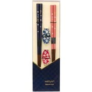 夫婦箸 箸置き付 ペアセット うさぎ物語