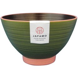 お椀 JAPAMO 汁椀 苔色 12×12×7.5cm