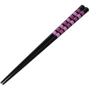 塗り箸 21cm レインボーダー