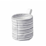 N-7678 [ROUND BIN イレギュラーストライプ グレー]