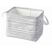 N-7682 [STORAGE BASKET M イレギュラーストライプ グレー]