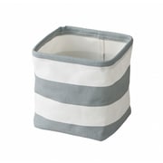 N-7689 [LARGE SQUARE BOX ボーダー グレー]