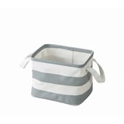 N-7690 [STORAGE BASKET S ボーダー グレー]