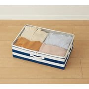 N-7704 [STORAGE BOX LC ボーダー ネイビー]