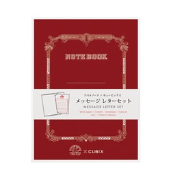 メッセージ レターセット ツバメ×CUBIX エンジ 010131-32