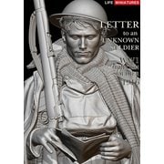 LM-B025 WWI 胸像 イギリス陸軍「名も無き兵士への手紙」イギリス兵1916年 [1/10 レジン製胸像 プラモデル]