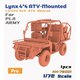 HH-72001 中国軍 Lynx 4x4 ATV 救急型 [1/72 レジン製キット]