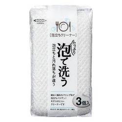 泡立ち スポンジ クリーナー 食器洗い 3個入 KB-515