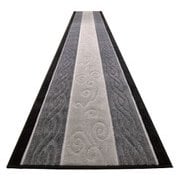 日本製 ふかふか廊下敷 グレー 65×120cm トルコ製生地使用 FLa1337220