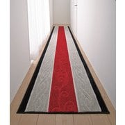 FLa1337730 [日本製 ふかふか廊下敷 レッド 65×540cm トルコ製生地使用]
