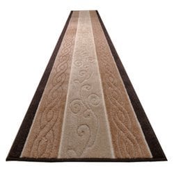 日本製 ふかふか廊下敷 ベージュ 80×120cm トルコ製生地使用 FLa1337910