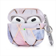 AirPods3用TPUケース大理石風 ビアンコカララ UI-AIR-3-BIA