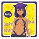 ジャヒー様はくじけない！ ラバーマットコースター ジャヒー （大） [キャラクターグッズ]