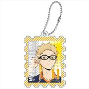 ハイキュー！！ TO THE TOP 切手型チャーム 月島蛍 [キャラクターグッズ]