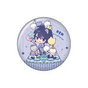 エリオスライジングヒーローズ×サンリオキャラクターズ 缶ミラー 05. 如月レン×ニャニィニュニェニョン [キャラクターグッズ]