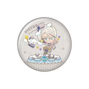 エリオスライジングヒーローズ×サンリオキャラクターズ 缶ミラー 07. ヴィクター・ヴァレンタイン×シナモロール [キャラクターグッズ]