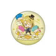 エリオスライジングヒーローズ×サンリオキャラクターズ 缶ミラー 09. レオナルド・ライト・Jr×ゴロピカドン [キャラクターグッズ]