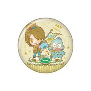 エリオスライジングヒーローズ×サンリオキャラクターズ 缶ミラー 15. ジェイ・キッドマン×ハンギョドン [キャラクターグッズ]