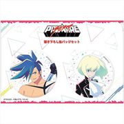 プロメア 描き下ろし 缶バッジセット ガロ・ティモス＆リオ・フォーティア [キャラクターグッズ]
