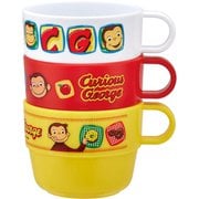 おさるのジョージ スタッキングコップ 3P KS31 [キャラクターグッズ]