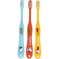 SNOOPY 歯ブラシ3本セット キャップ付 TB6ST [キャラクターグッズ]