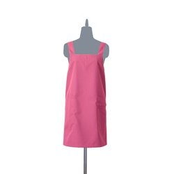 医療・介護 エプロン ピンク M-L 4048-3-M-L