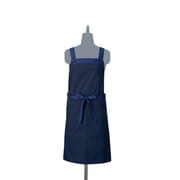 医療・介護 エプロン ダークネイビー×ネイビー M-L 4049-17-M-L