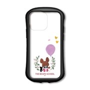 KG-254A [くまのがっこう iPhone 13 Pro 用 ハイブリッドガラスケース ふうせん]