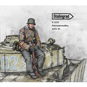 WWII ドイツ擲弾兵1943～45 （3） 俯く新顔の跨乗兵 [1/35 レジン製ミリタリーフィギュア]