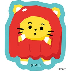 LINE FRIENDS TRUZ ダイカットステッカーミニ  （06） LAWOO [キャラクターグッズ]