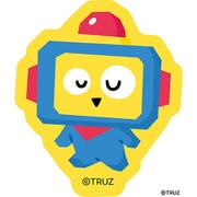 LINE FRIENDS TRUZ ダイカットステッカーミニ  （07） HIKUN [キャラクターグッズ]