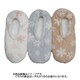 EA075M000Z23 [フリース アンク ルームシューズ 23～25cm 雪柄 1足]