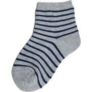 ロークルー オーガニックソックス キッズ 13~15cm ボーダー NN004M040Z30