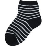 ロークルー オーガニックソックス キッズ 13~15cm ボーダー NN004M090Z30