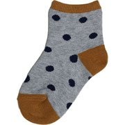ロークルー オーガニックソックス キッズ 13~15cm コインドット NN012M040Z30