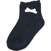ロークルー オーガニックソックス キッズ 13~15cm グログランリボン無地 NN017M790Z30