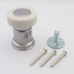 ルーム戸当（フック無） シルバー白ゴム SH-TR10SW